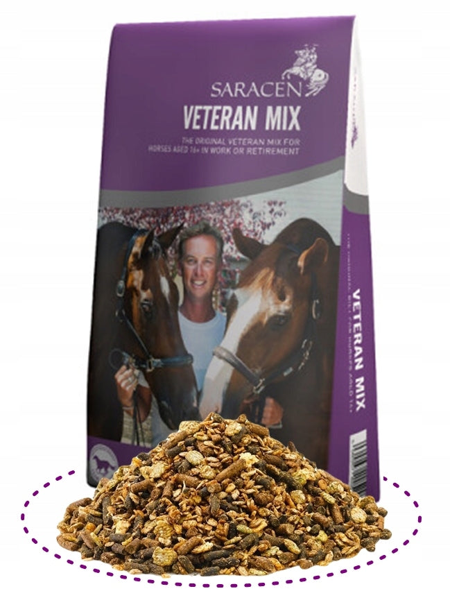 SARACEN Pasza Veteran Mix dla koni starszych 20kg - Cavalo