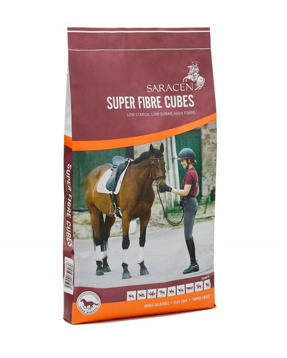 SARACEN Super Fibre Cubes dla koni 20kg - Cavalo