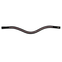 Naczółek Schockemohle Browband Diamond Select Black/Mauve - Cavalo