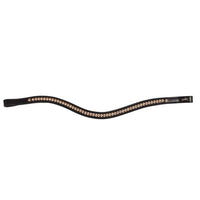Naczółek Schockemohle Browband Diamond Select Black/Peach - Cavalo