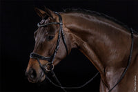 Ogłowie anatomiczne Schockemohle "Equitus Beta Glam " Black/Patent/silver - Cavalo