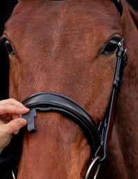 Ogłowie skórzane Schockemohle "MALAGA" - Cavalo