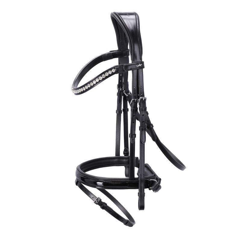 Ogłowie skórzane Schockemohle Palermo Black AW 24/25 - Cavalo