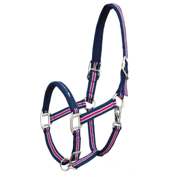 Schockemohle Kantar Memphis navy/red stripe - Cavalo