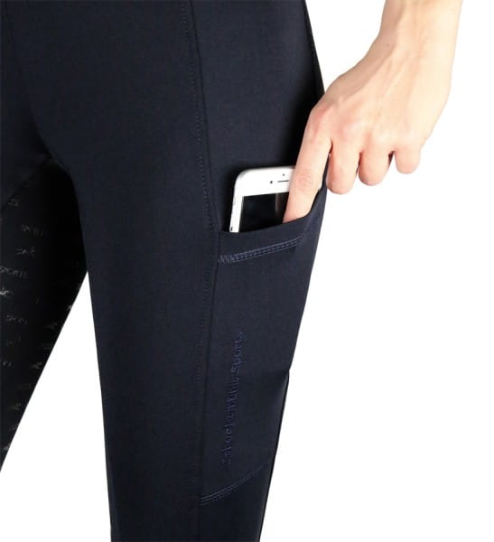 Schockemohle Pocket Riding Tights FS ocean - Cavalo