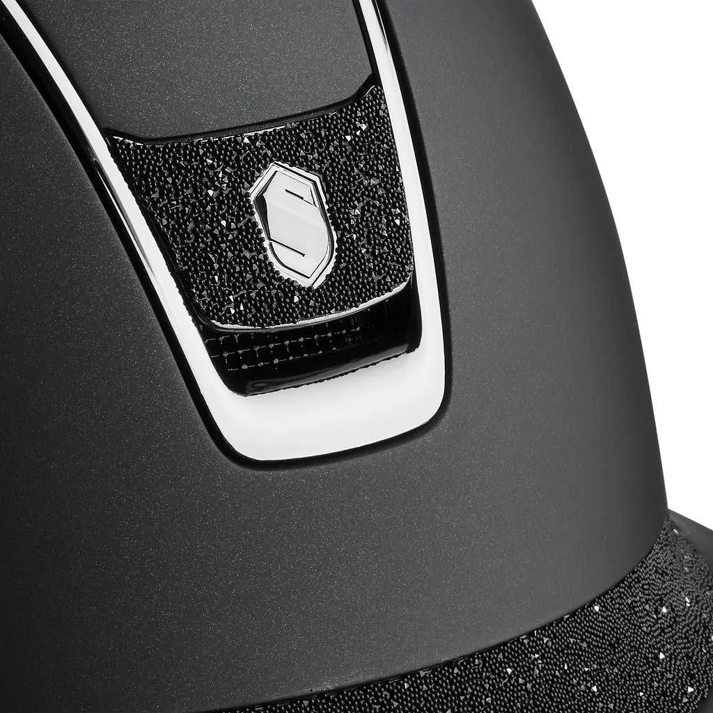 SAMSHIELD Kask Miss Shield 2.0 Shadowmatt Crystal Fabric Black