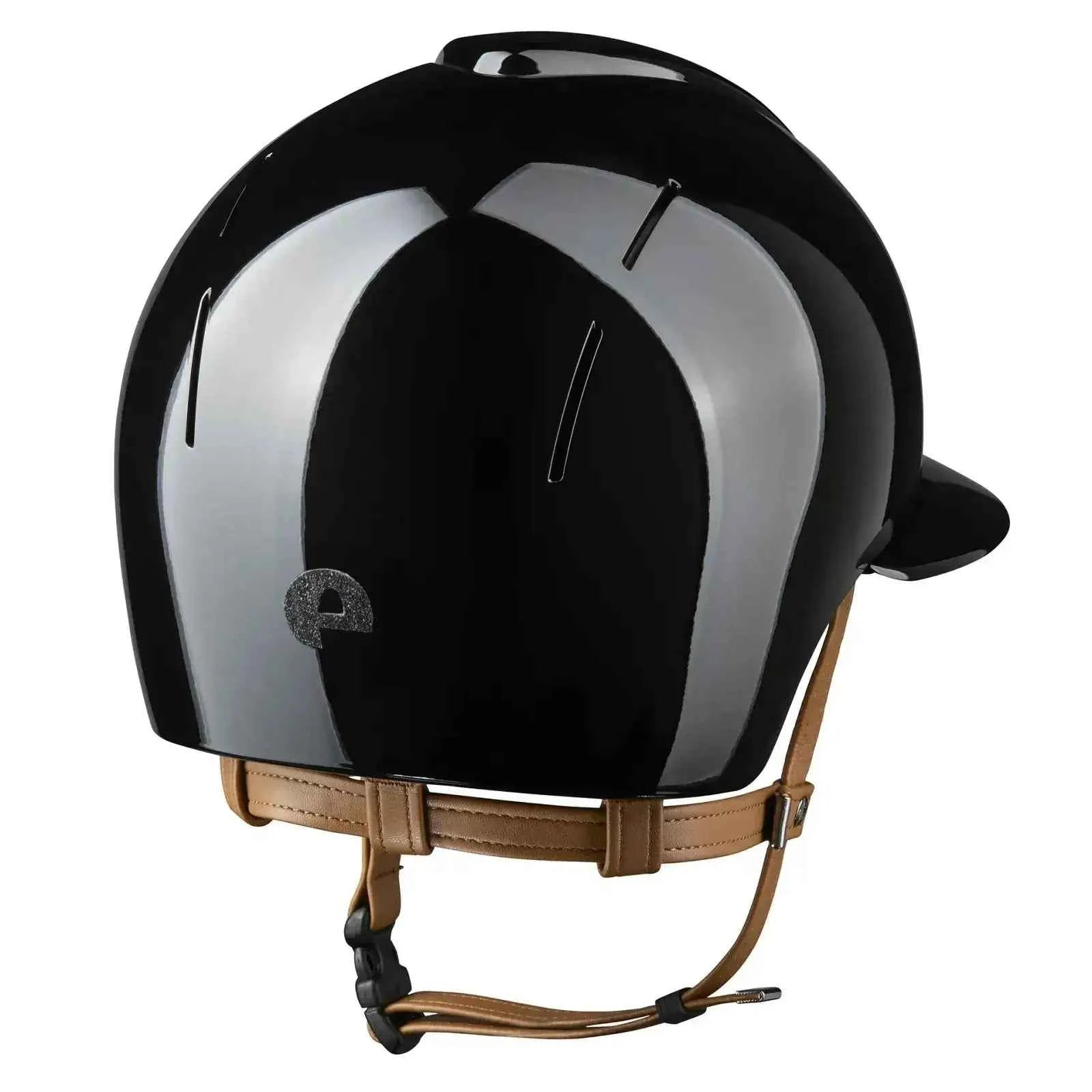 Kask KEP Italia Smart Nova Polish Nero / Cinturino Beige / Visiera Polo / Star Nero Large