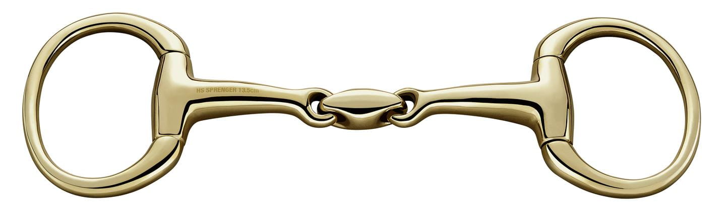 SPRENGER Wędzidło oliwkowe podwójnie łamane 16mm Copper Plus - Cavalo