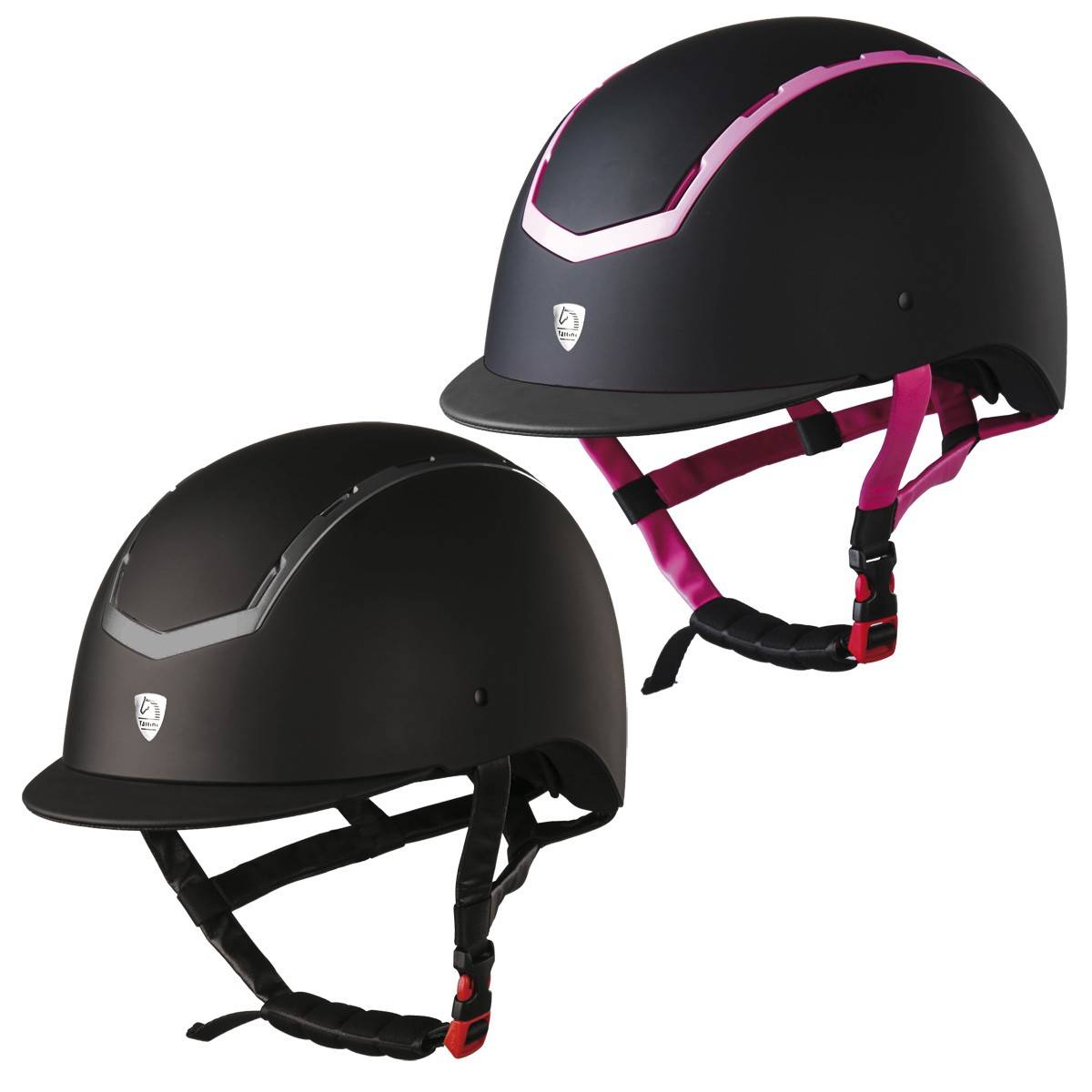 Kask jeździecki ABS z panelem Tattini - Cavalo