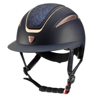 Kask jeździecki Tattini Ariete Pink Gold - Cavalo