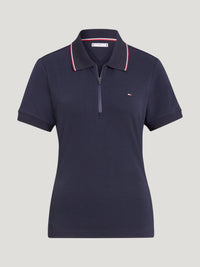Koszulka polo Tommy Hilfiger Camden z zamkiem I krótkim rękawem - Cavalo