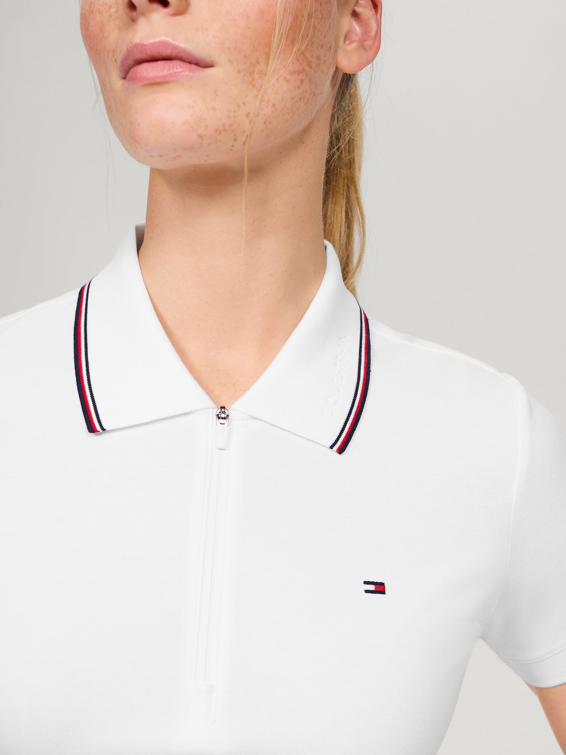 Koszulka polo Tommy Hilfiger Camden z zamkiem I krótkim rękawem - Cavalo