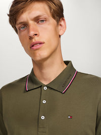 Koszulka polo Tommy Hilfiger Harrison Pique z krótkim rękawem DESERT SKY - Cavalo
