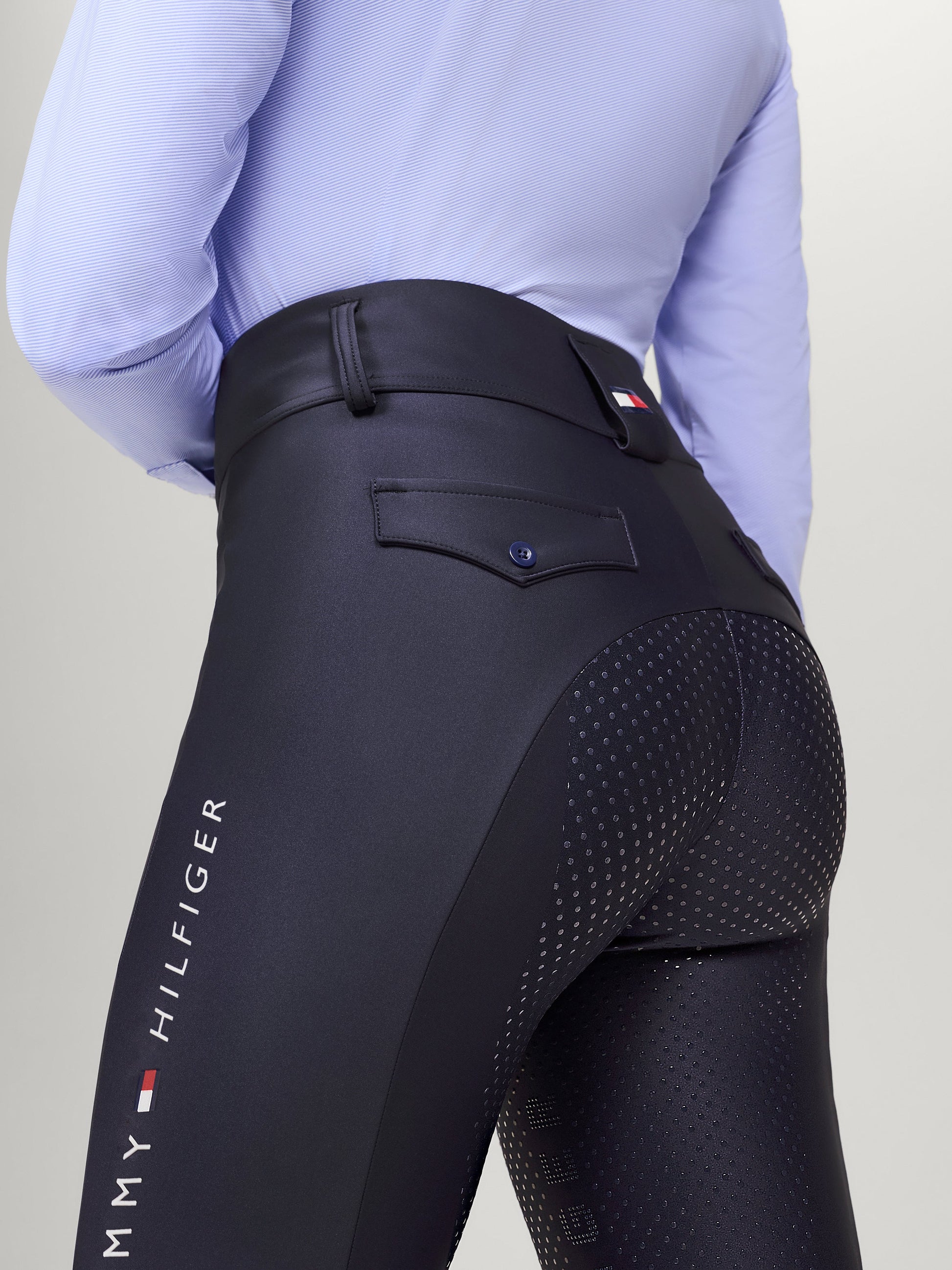 Legginsy całoroczne Tommy Hilfiger Equestrian Highland pełny lej - Cavalo