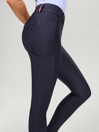 Legginsy całoroczne Tommy Hilfiger Equestrian Highland pełny lej - Cavalo