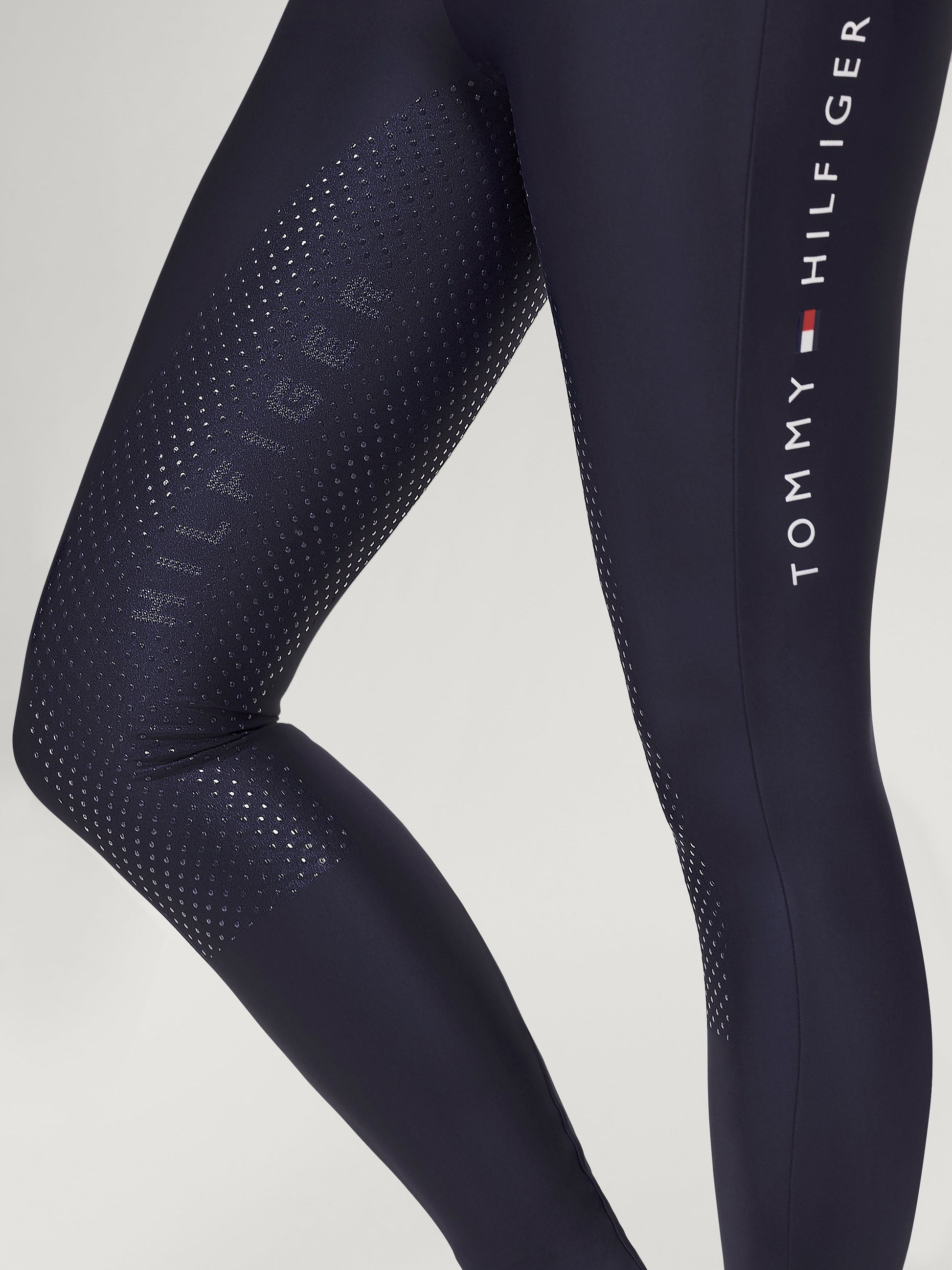 Legginsy całoroczne Tommy Hilfiger Equestrian Highland pełny lej - Cavalo