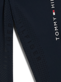 Legginsy Tommy Hilfiger Equestrian Elmira Desert Sky całoroczne pełny lej - Cavalo