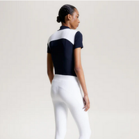 Legginsy Tommy Hilfiger Equestrian Elmira Desert Sky całoroczne pełny lej - Cavalo