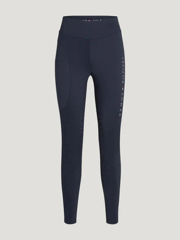 Tommy Hilfiger Equestrian Elmira  całoroczne legginsy z kryształkami i pełnym lejem AW25 - Cavalo