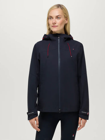 Kurtka przeciwdeszczowa Tommy Hilfiger Upland Airbag Compatible Desert Sky