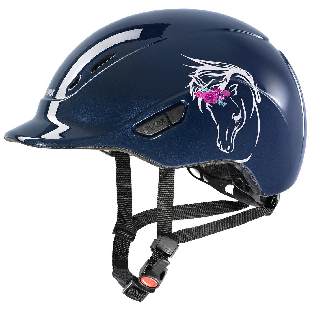 UVEX Kidoxx flower Kask jeździecki 3XS (49-54) - Cavalo