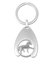 Waldhausen Srebrny Brelok do kluczy z koniem - Cavalo