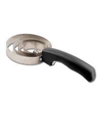 WALDHAUSEN zgrzebło metalowe spiralne czarne - Cavalo